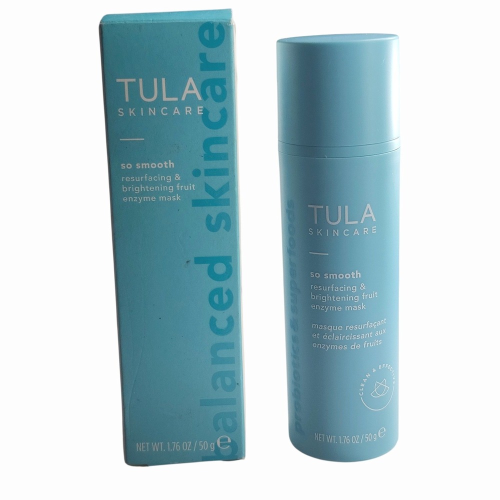 Tula Skincare Fruit Enzyme Mask 1.76oz Blue Resurfacing Brightening Mask